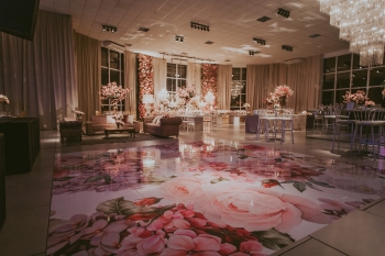 Pista floral rose